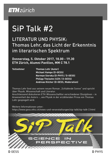 Vergrösserte Ansicht: SiP Talk #2 